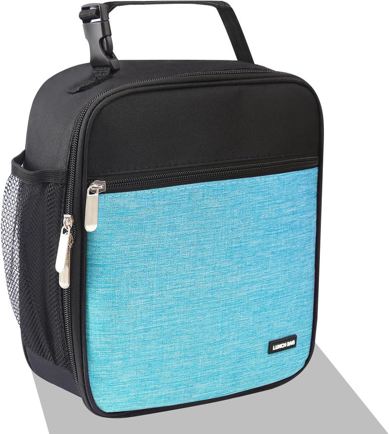 Lovoeo AYEANY Lunch box Lunch bag for men women Lunchbox Lunch bags Insulated Lunch bag Lunch box cooler (Thicken blue), Large - Image 1